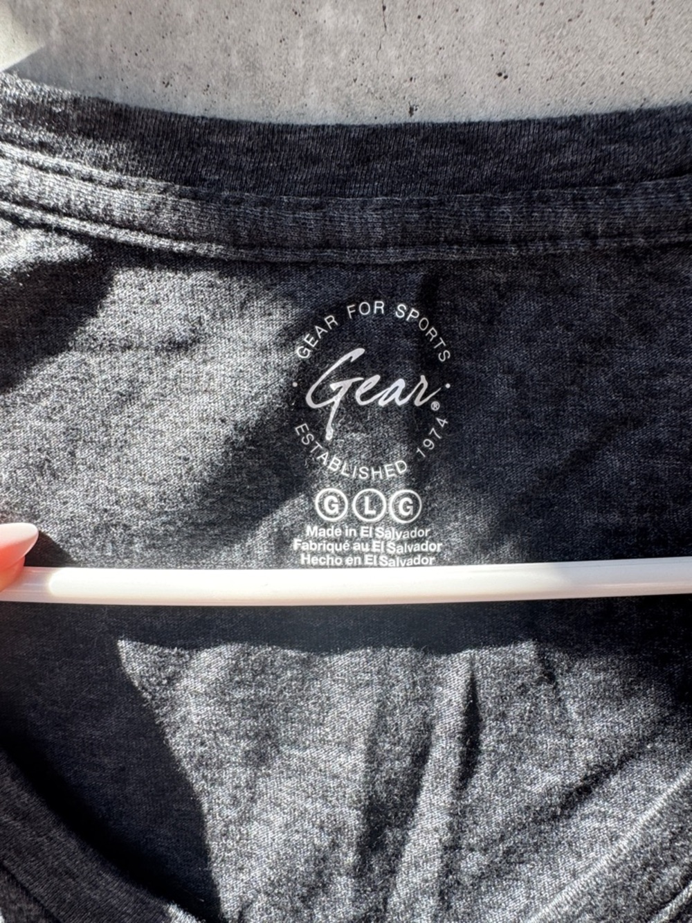 Gear For Sports Charcoal V-Neck 'James Madison Alumni' Tee - Picture 2 of 3